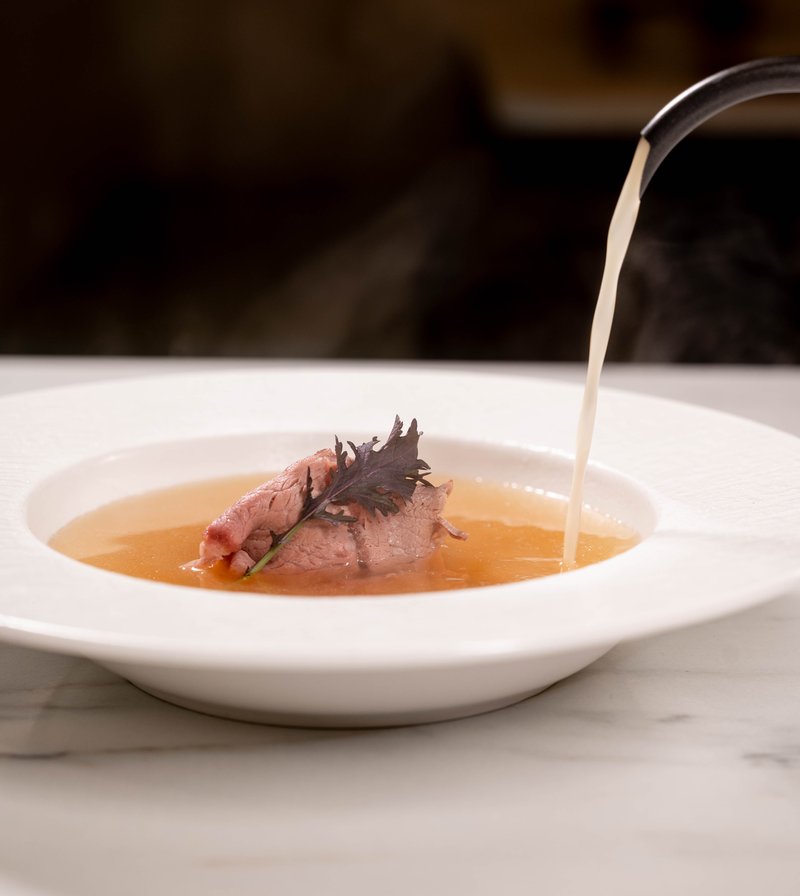澳洲板腱牛澄清雞湯